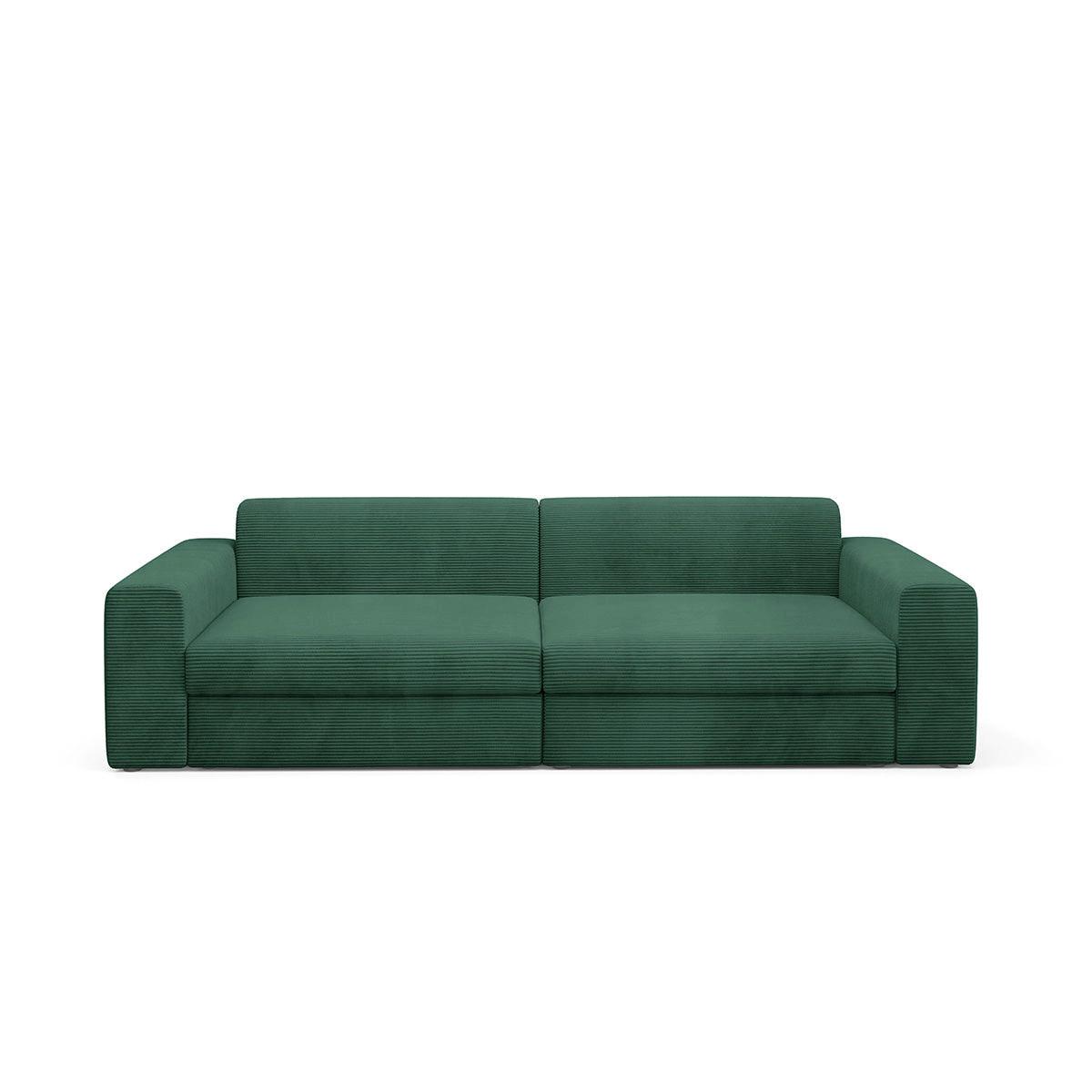 SOFA Paola 3 Sitzplätze Tannengrün - Waldgrün, Holz (272/86/120cm) - Petits-meubles
