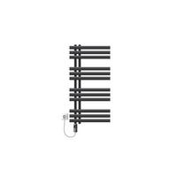 BADHEIZKÖRPER elektrisch Iron EM 500x1000 mm Anthrazit mit Heizstab 300W Digital - Anthrazit, Metall (50/100/3cm) - LuxeBath