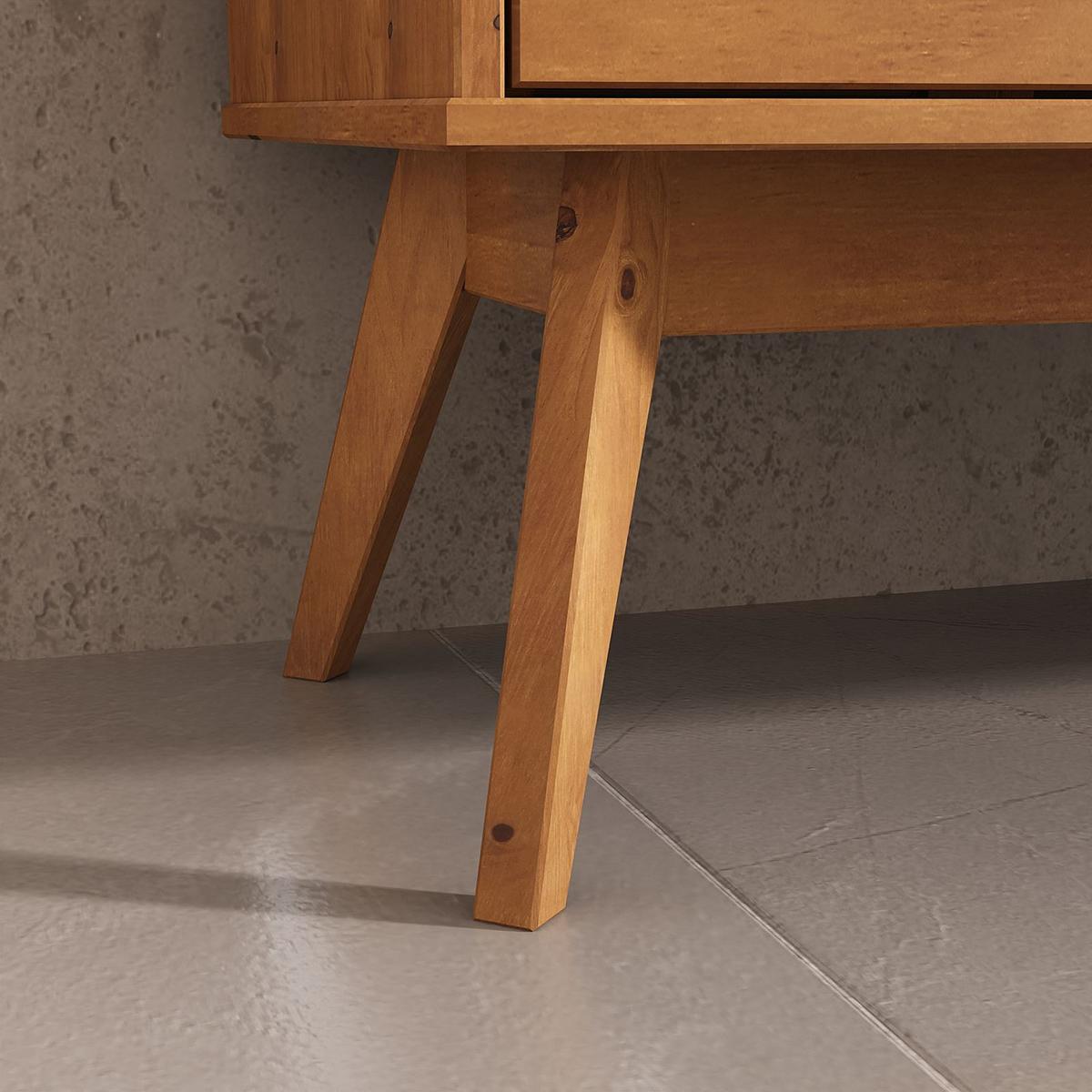 LOWBOARD TIVOLI Eiche - Eichefarben, Holz (180/52/41cm) - IDIMEX