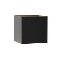 LED WANDLEUCHTE Herz - Schwarz, Metall (10/10/10cm) - Nettlife