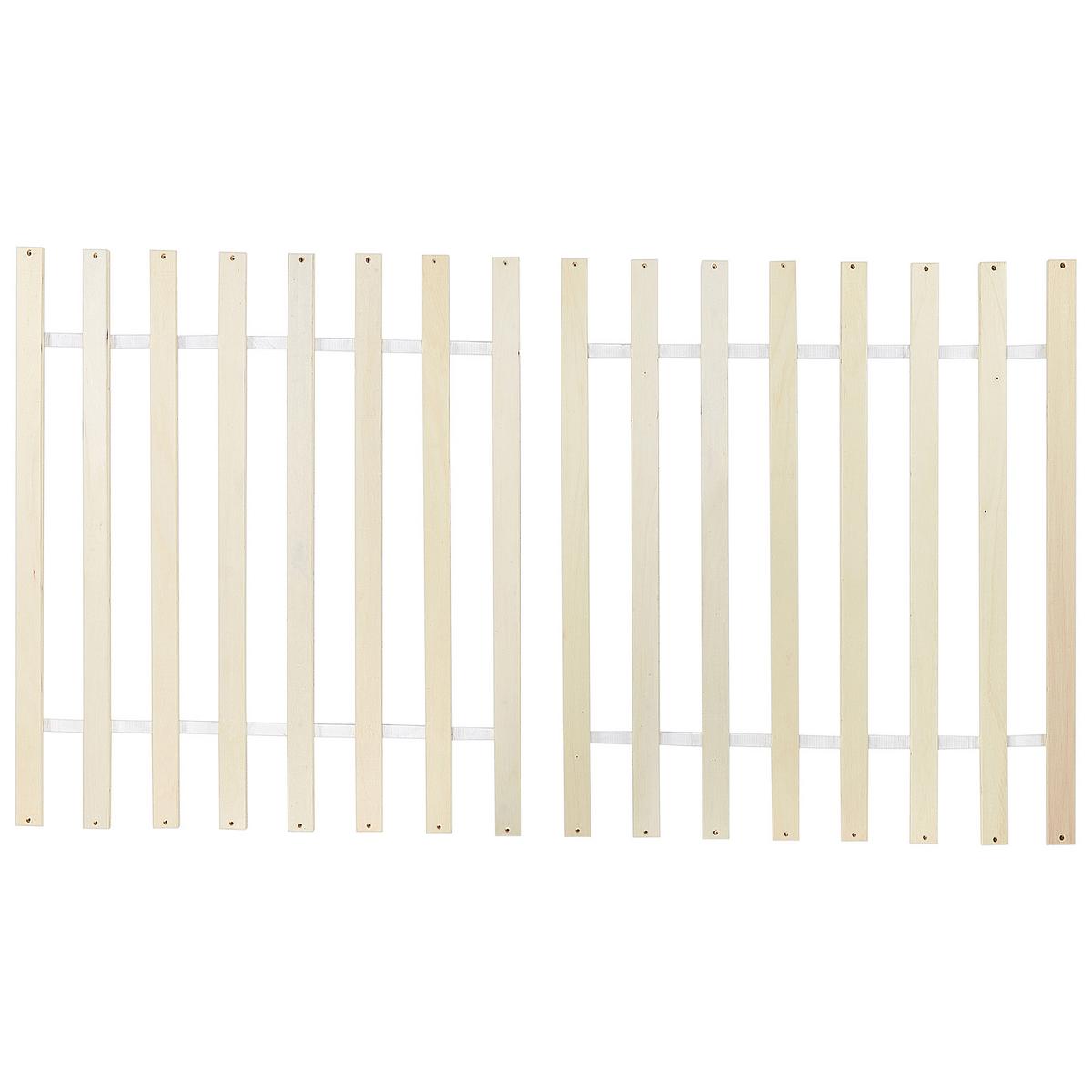 BETT mit Lattenrost 90/200 Kiefernholz Hellbraun Echallon - Hellbraun/Braun, Holz (90/200cm) - Beliani