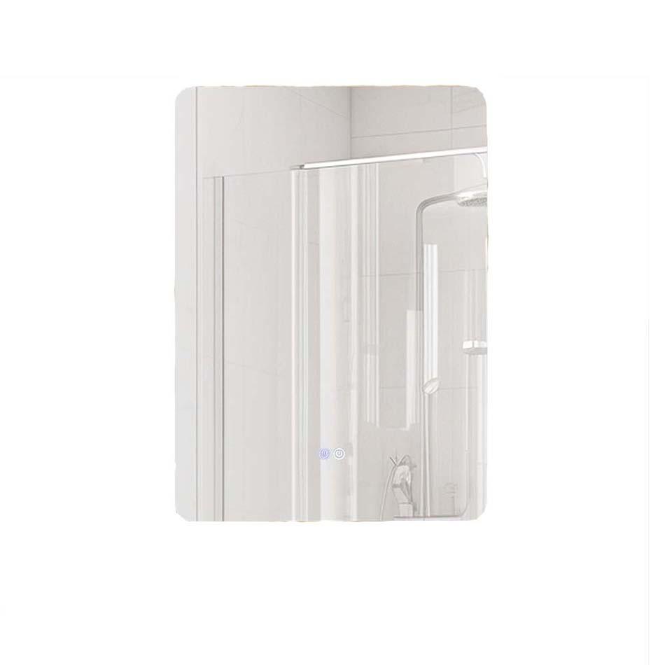BADEZIMMERSPIEGEL Silber - Silberfarben, Glas (70/3.5/50cm) - COSTWAY