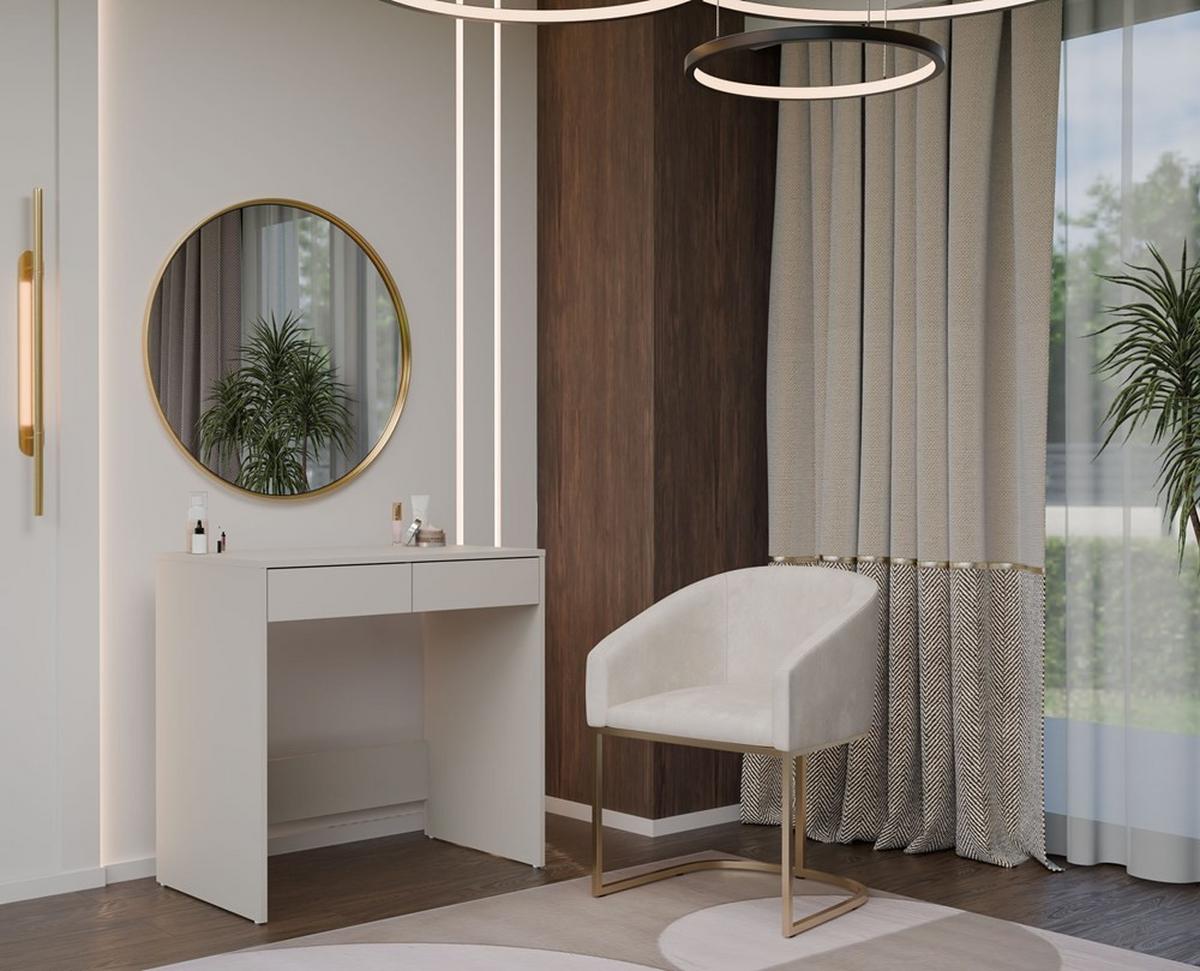 SCHREIBTISCH Kaschmir 81/80/50 - Kaschmir, Holzwerkstoff (94/62/80cm) - RAUMHIRSCH FURNITURE
