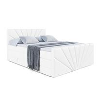 BOXSPRINGBETT MILTIO-Z KING - 140x200 - H3/H4 - Weiß Hochglanz - Weiß Hochglanz, Holzwerkstoff (140/200cm) - ALTDECOR