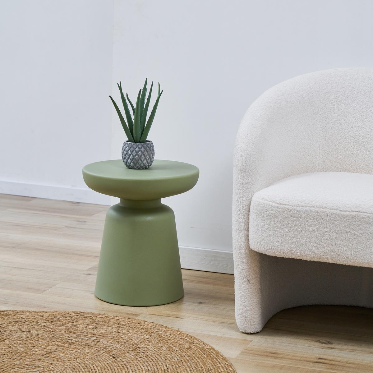 BEISTELLTISCH Posio - Grün, Kunststoff (40/40/44cm) - [en.casa]