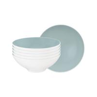 DESSERTSCHALEN Life Fashion Green Chic ø 14,6 cm 6er Set - Türkis, Keramik (14.6cm) - Seltmann Weiden