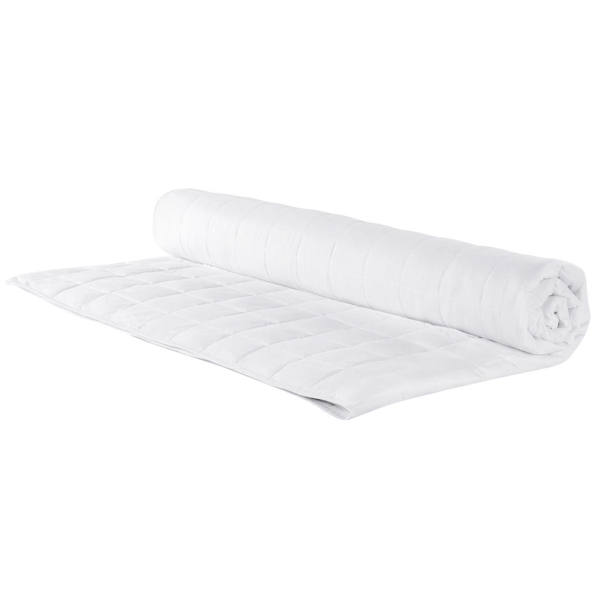 ZWEILAGIGE Bettdecke Polyester 4-Jahreszeiten 135/200 cm Korab - Weiß, Textil (135/200cm) - Beliani