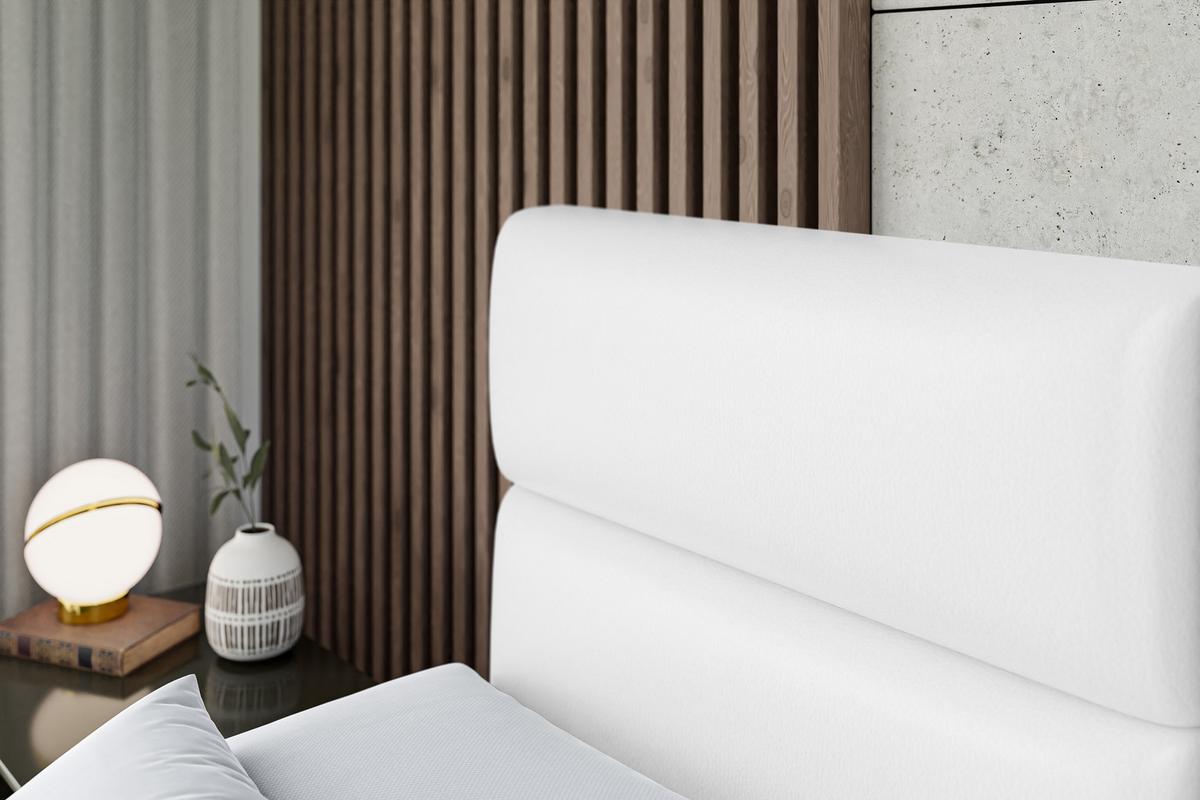 BOXBETT BOXI3-Z - 180x200 cm - H4 - Weiß Hochglanz - Weiß Hochglanz, Holzwerkstoff (180/200cm) - ALTDECOR