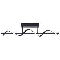 DECKENLEUCHTE Eunice G99268/76 - Schwarz, Metall (9.7/80/16cm) - Brilliant