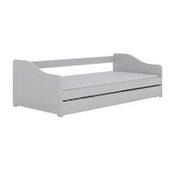 BETT 90/200 Allison Weiß - Weiß, Holzwerkstoff (90/200cm) - Petits-meubles