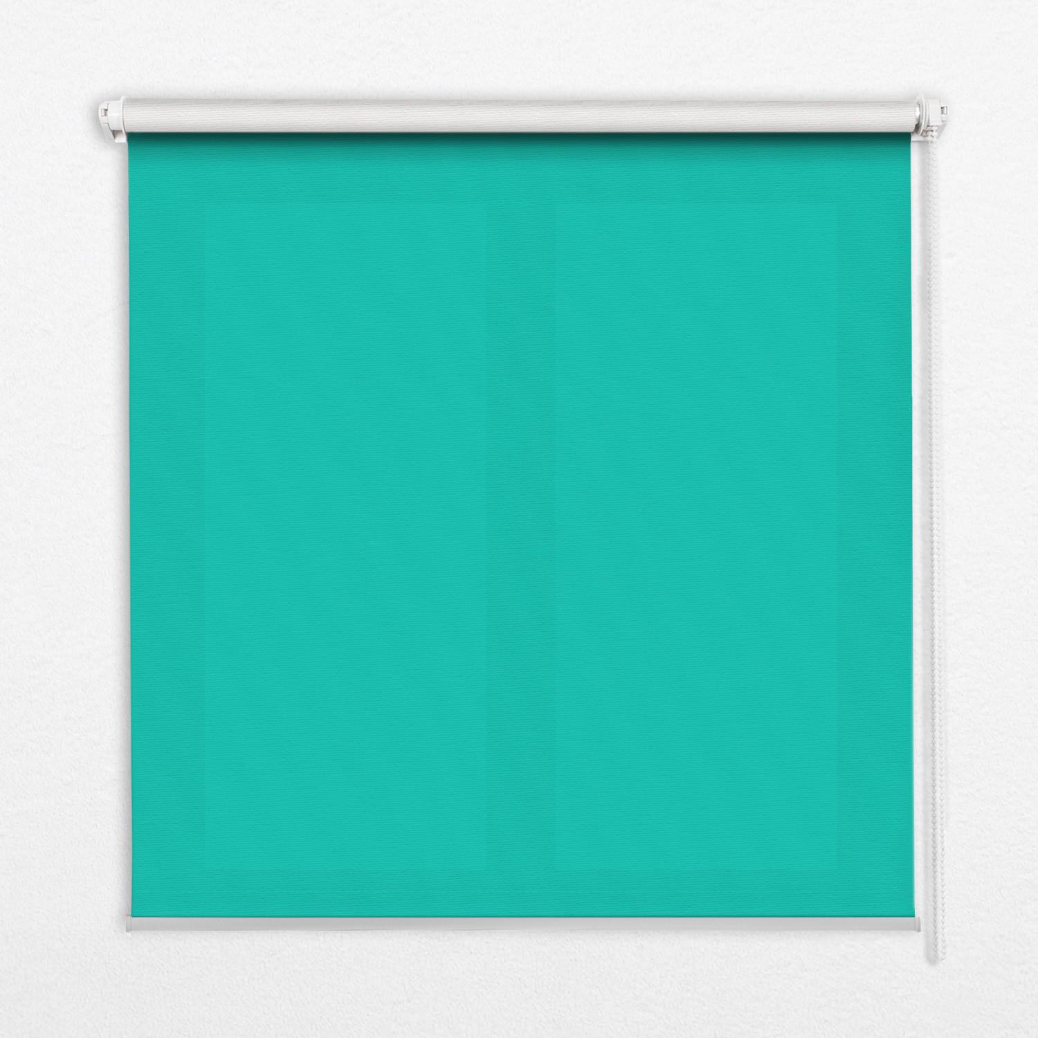 INNENROLLO - Fensterrollo - Rollo - 90x140 cm - Türkis - Türkis, Kunststoff (90/140/0.5cm) - TULUP