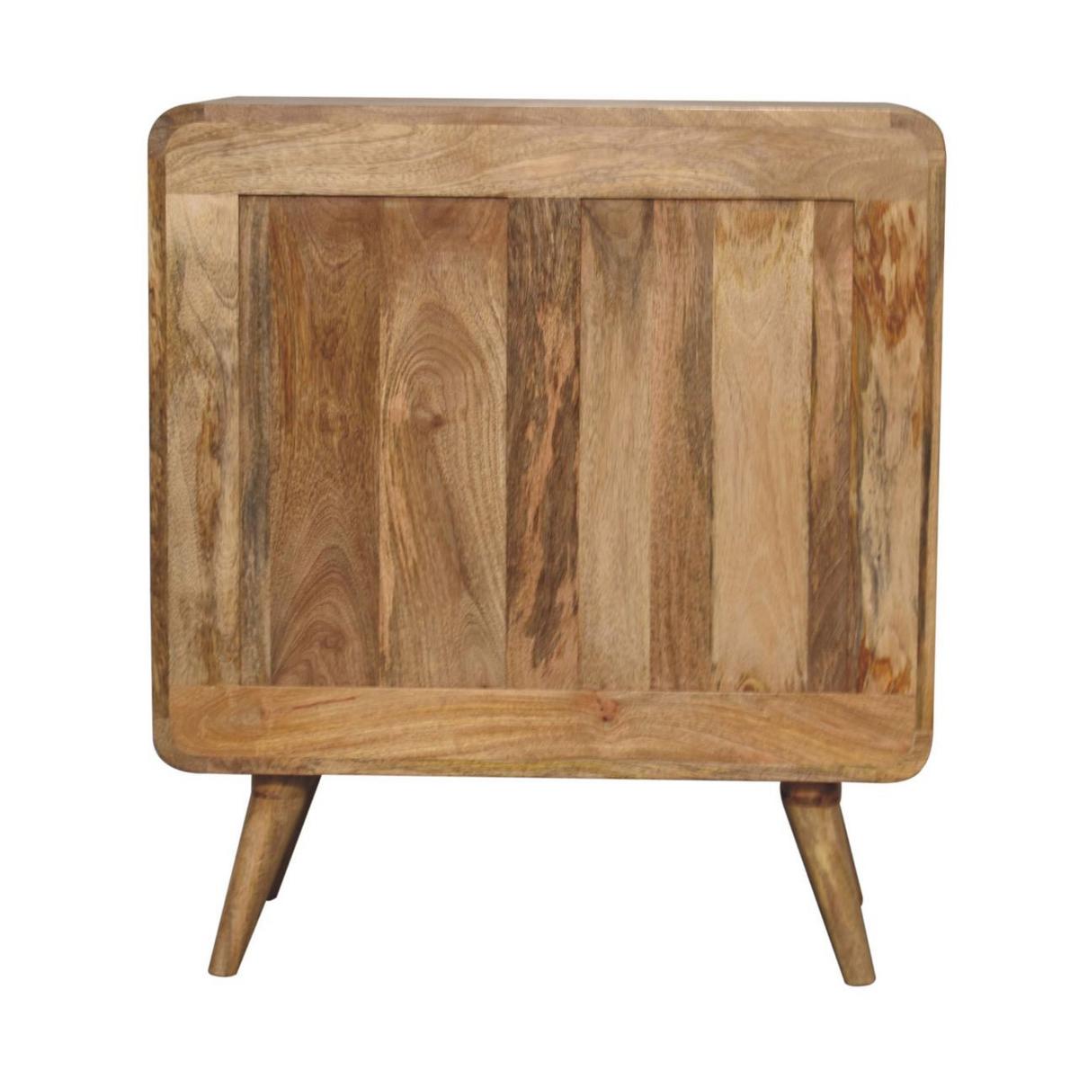 TRUHE Metropolitan 3-Schublade, Nordische Beine, Beige - Beige/Messingfarben, Holz/Metall (70/79/35cm) - Artisan Furniture