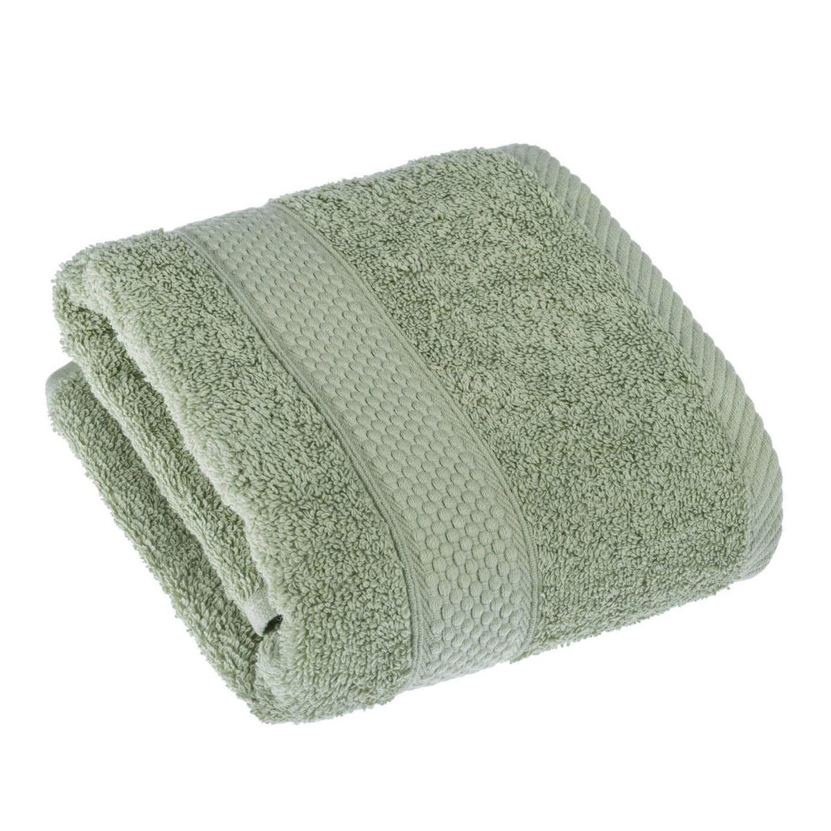 HANDTUCH Essential salbei - Salbeigrün, Textil (50/90cm) - Homescapes