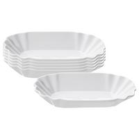 POMMES-SCHALEN Bianco weiß 20 x 12 cm 6er Set - Weiß, Keramik (20/12/3cm) - Ritzenhoff Breker
