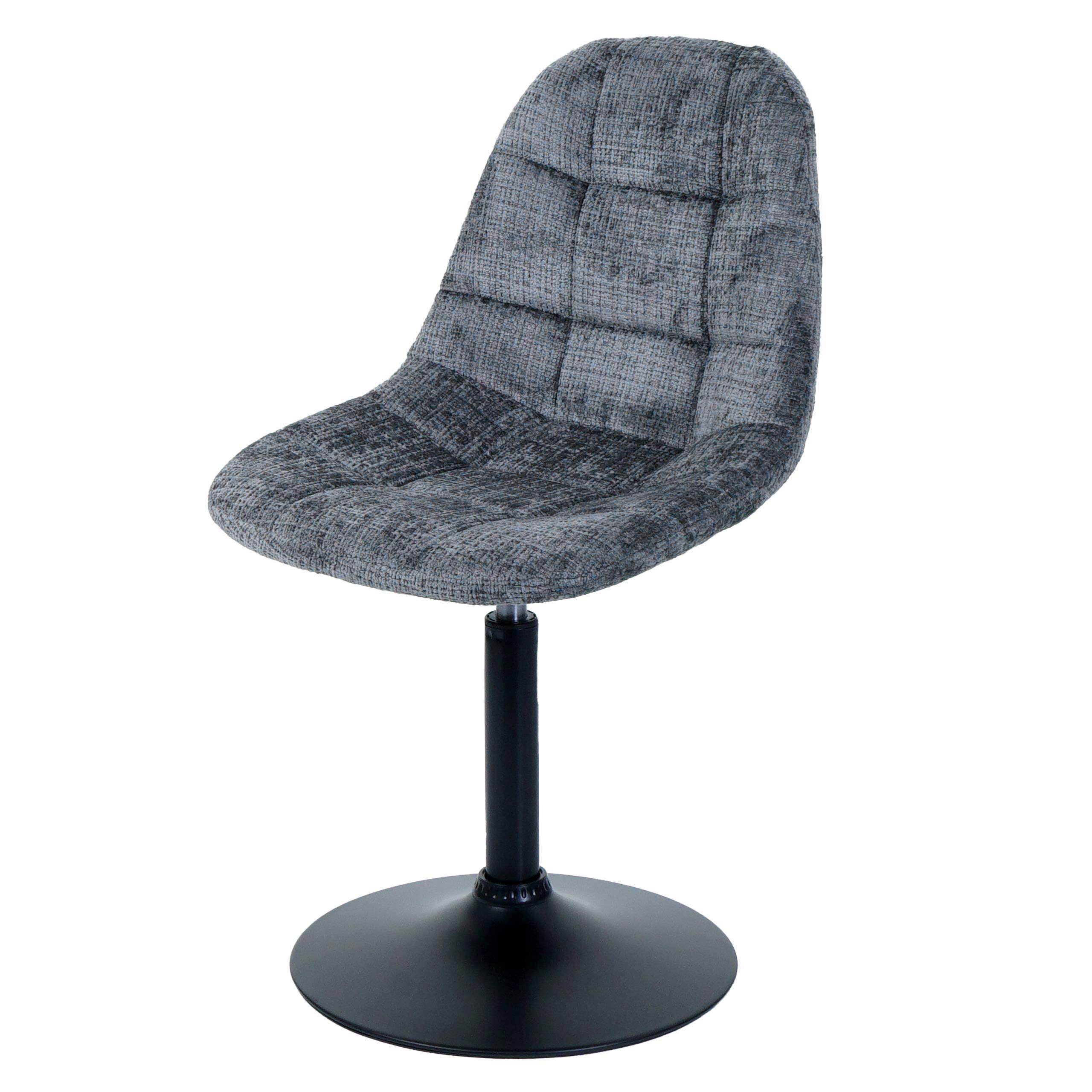 ESSZIMMERSTUHL Grau - Dunkelgrau/Grau, Textil (47/83/43cm) - MCW