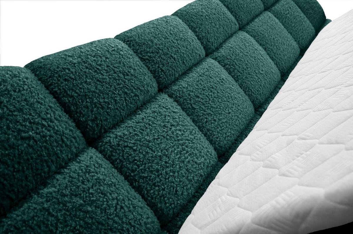BOXBETT Nova In Rolf - Türkis, Holzwerkstoff/Textil (160/200cm) - Fun Möbel
