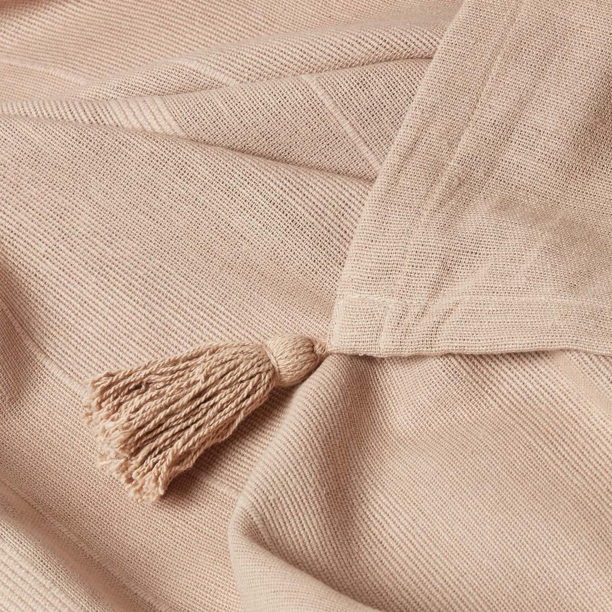 ÜBERWURF Rajput 225/255 cm, 100% Baumwolle - Beige, Textil (225/255cm) - Homescapes