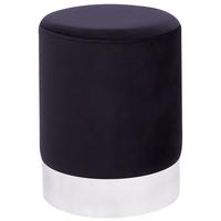 POUF Brigitte 36/36/44 cm - Schwarz, Textil (36/44/36cm) - Beliani