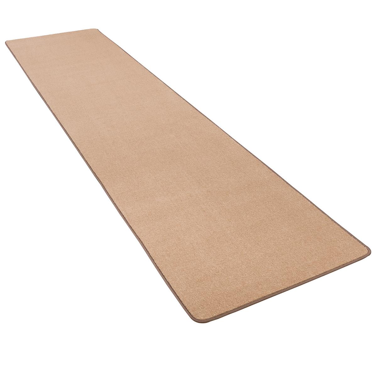TREND VELOURS LÄUFER TEPPICH JOY - Cognac, Textil (80/320cm) - Snapstyle