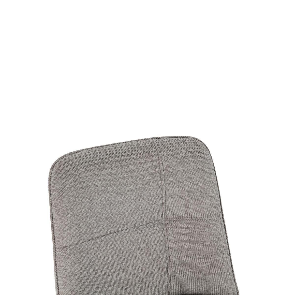 ESSZIMMERSTÜHLE 4er Set 56/46/49,5 cm - Grau, Textil (56/49.5/75.5cm) - Calicosy
