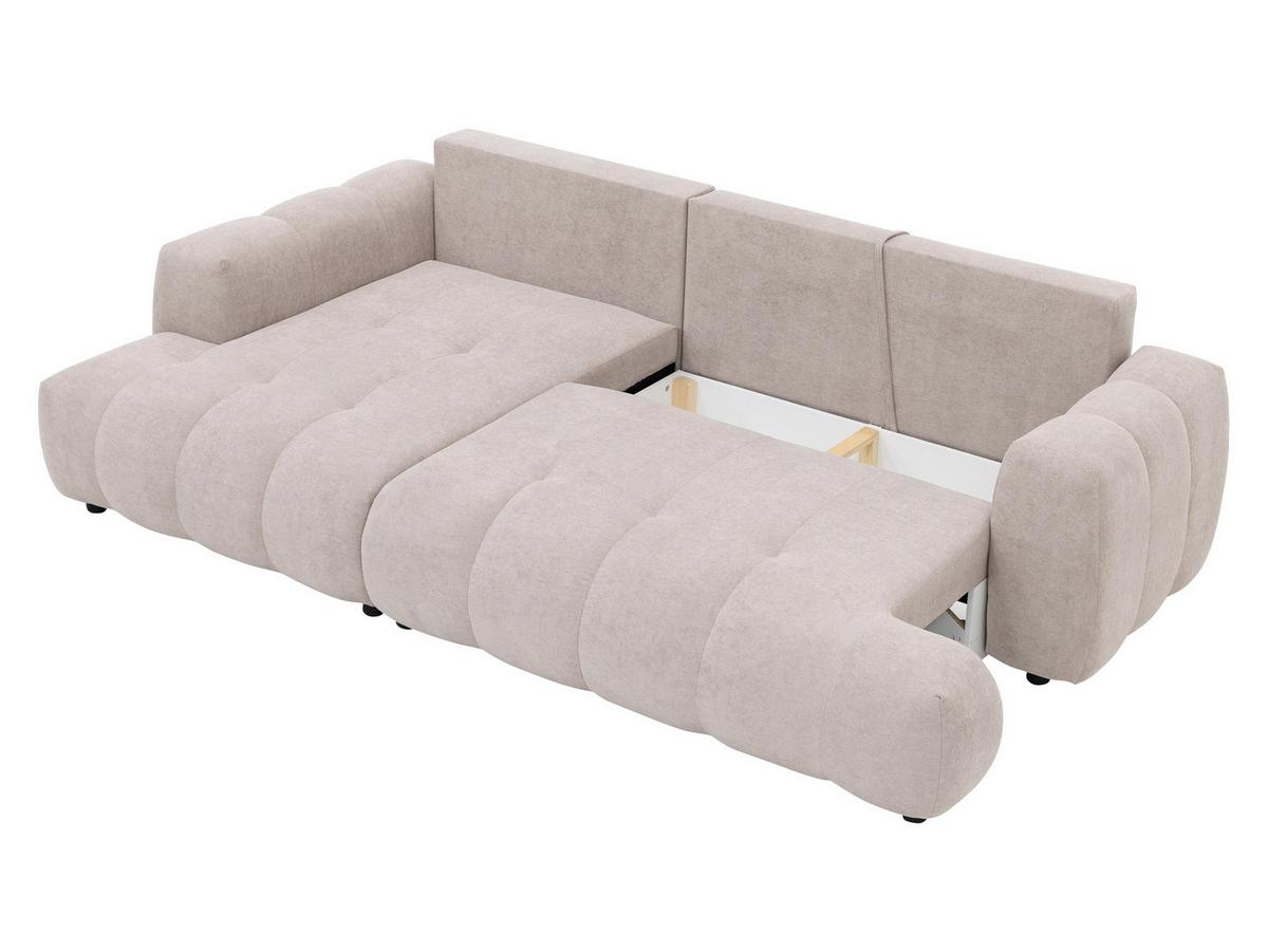 ECKSOFA Haiti, Seite: Links LC+2R - Schwarz/Mokka, Holz/Textil (276/156cm) - MIRJAN24