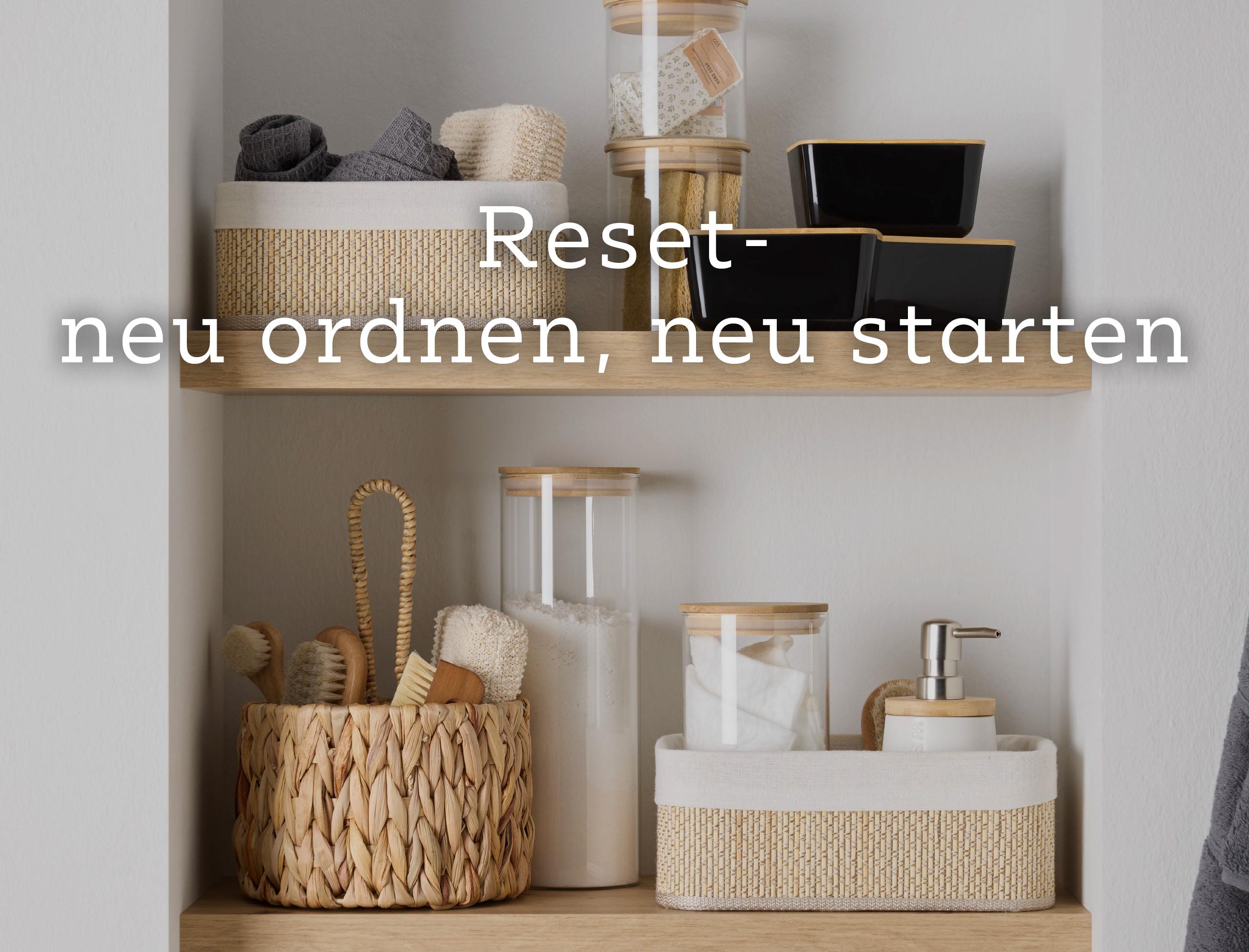 Reset, neu ordnen, neu starten bei mömax