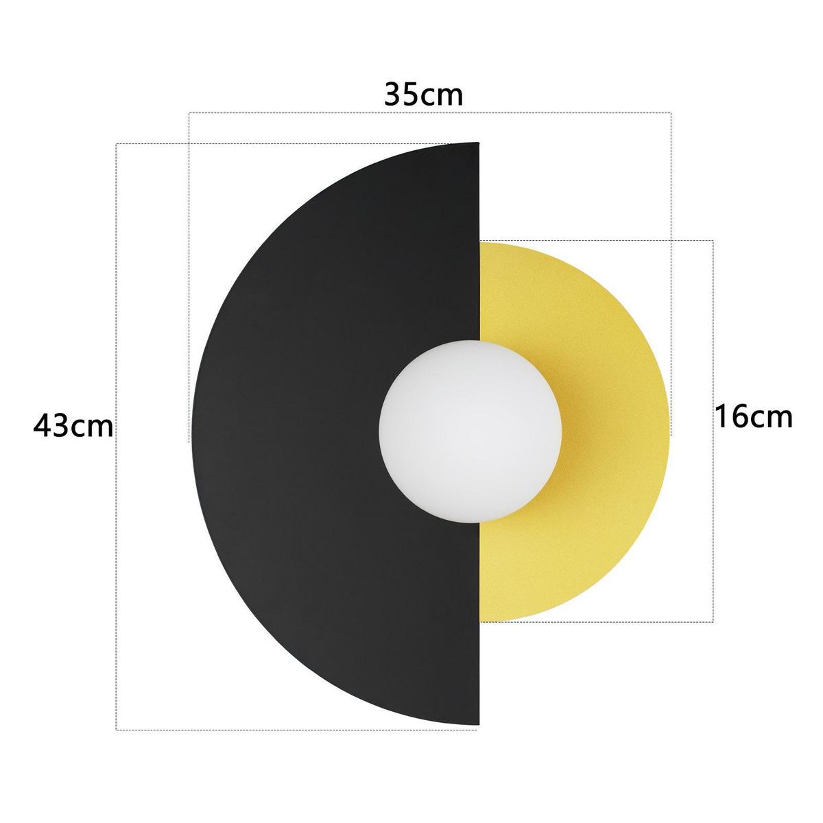 DECKENLEUCHTE Lugo 35/43/16cm - Schwarz, Metall (43/35/16cm) - Nettlife