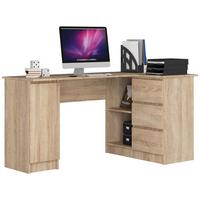 SCHREIBTISCH Eiche Sonoma 77/155/85 - Sonoma Eiche, Holzwerkstoff (80/92/77cm) - RAUMHIRSCH FURNITURE