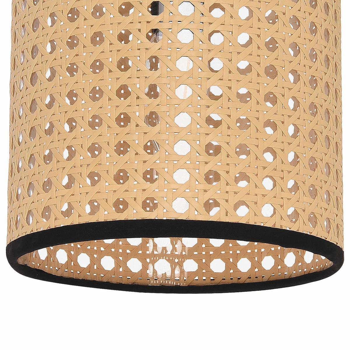 WANDLEUCHTE Southend - Beige/Schwarz, Kunststoff/Metall (16/17/25cm) - lux.pro