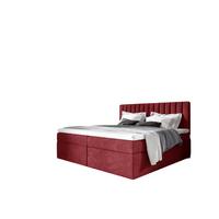 BOXBETT Linnea - Rot, Holzwerkstoff/Textil (140/200cm) - Fun Möbel