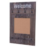 WANDGARDEROBE MIT PINNWAND Braun - Braun, Holz (60/91/3cm) - MCW