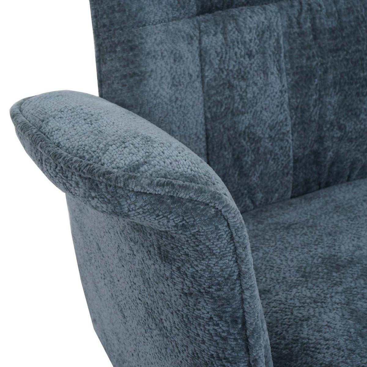 ESSZIMMERSTUHL Blau 6er-Set - Blau/Petrol, Textil (70/94/60cm) - MCW
