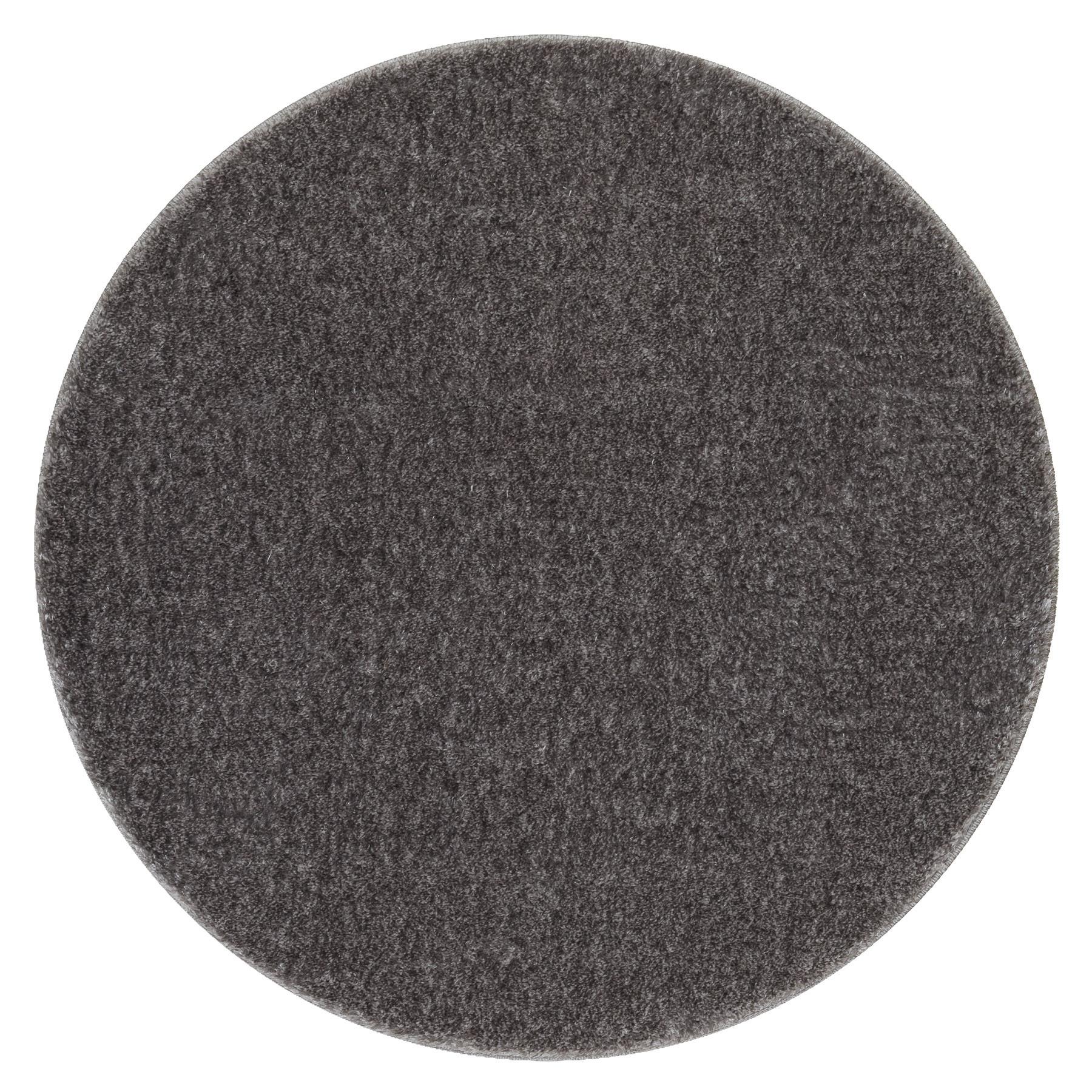 TEPPICH Dywaniki łazienkowe 100 cm - Grau, Textil (100/100cm) - rugsX