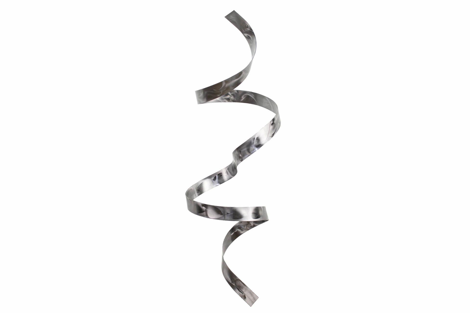 WANDDEKO Silber 95/34 cm - Silberfarben, Metall (4.07/34/28cm) - KUNSTLOFT