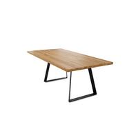 MASSIVHOLZTISCH Daisey 2 160x77x90 Esszimmertisch Wildeiche geölt - Wildeiche, Holz (160/77/90cm) - 58aufmkessel