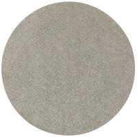 LUXUS VELOURS TEPPICH LAGUNA SOFT RUND - Graphitfarben, Textil (133/133cm) - Snapstyle