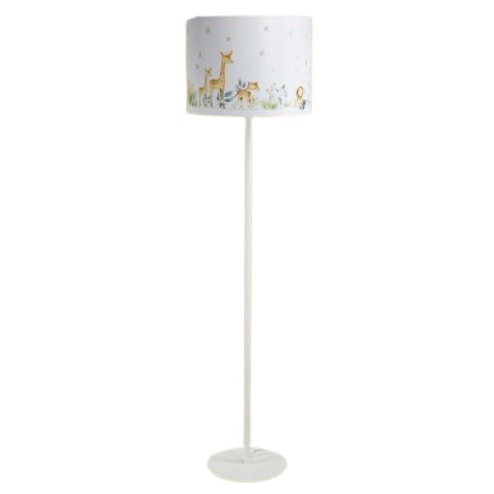 STEHLAMPE Bunt 40/30 cm - Multicolor/Weiß, Kunststoff (30/3.8/30cm) - ONZENO