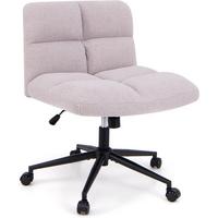 BÜROSTUHL Hellgrau - Hellgrau, Textil (73/87/69cm) - COSTWAY