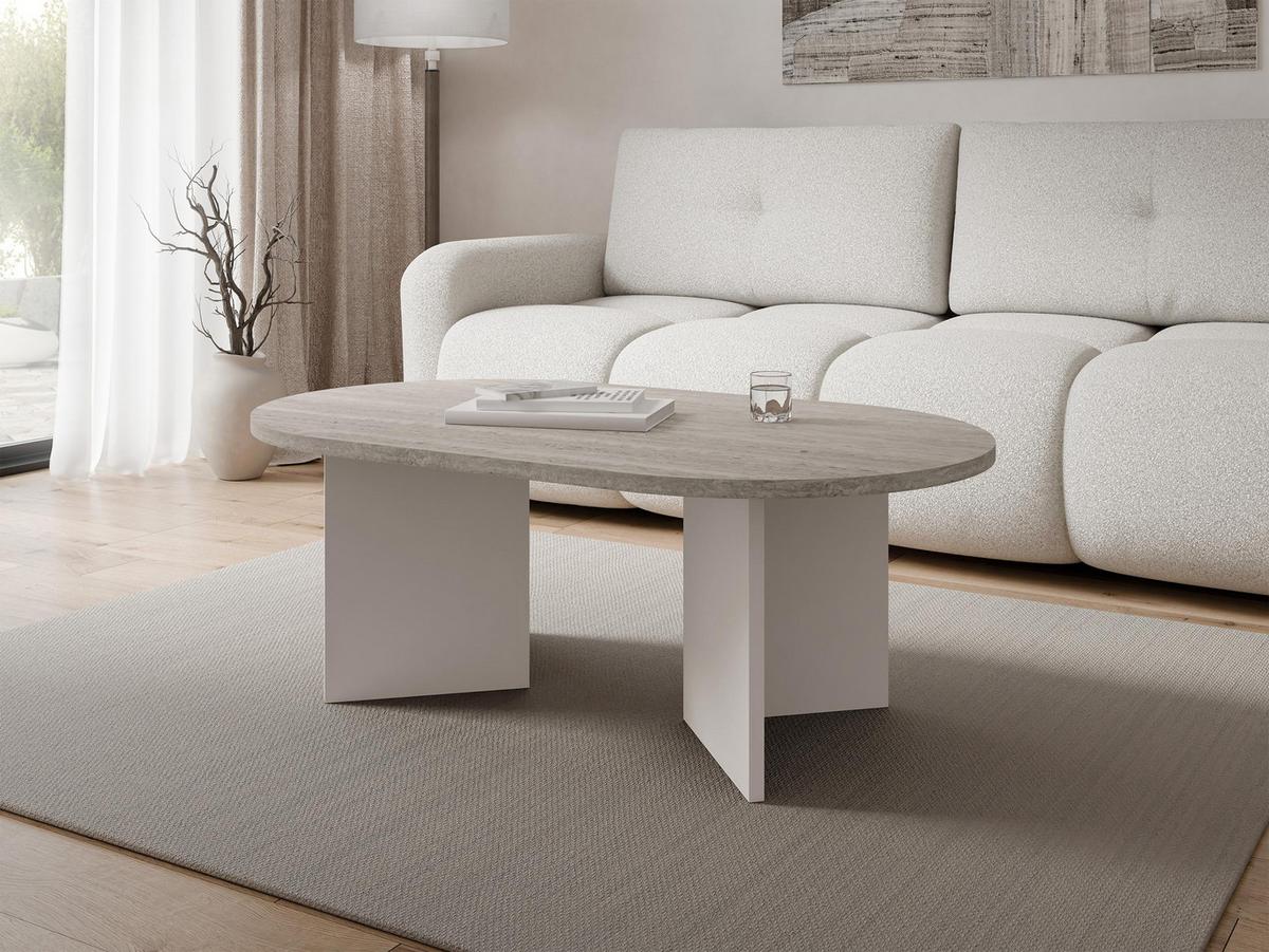 COUCHTISCH Gelizo 22 mm - Sandfarben/Beige, Holzwerkstoff (65/110/42cm) - MIRJAN24