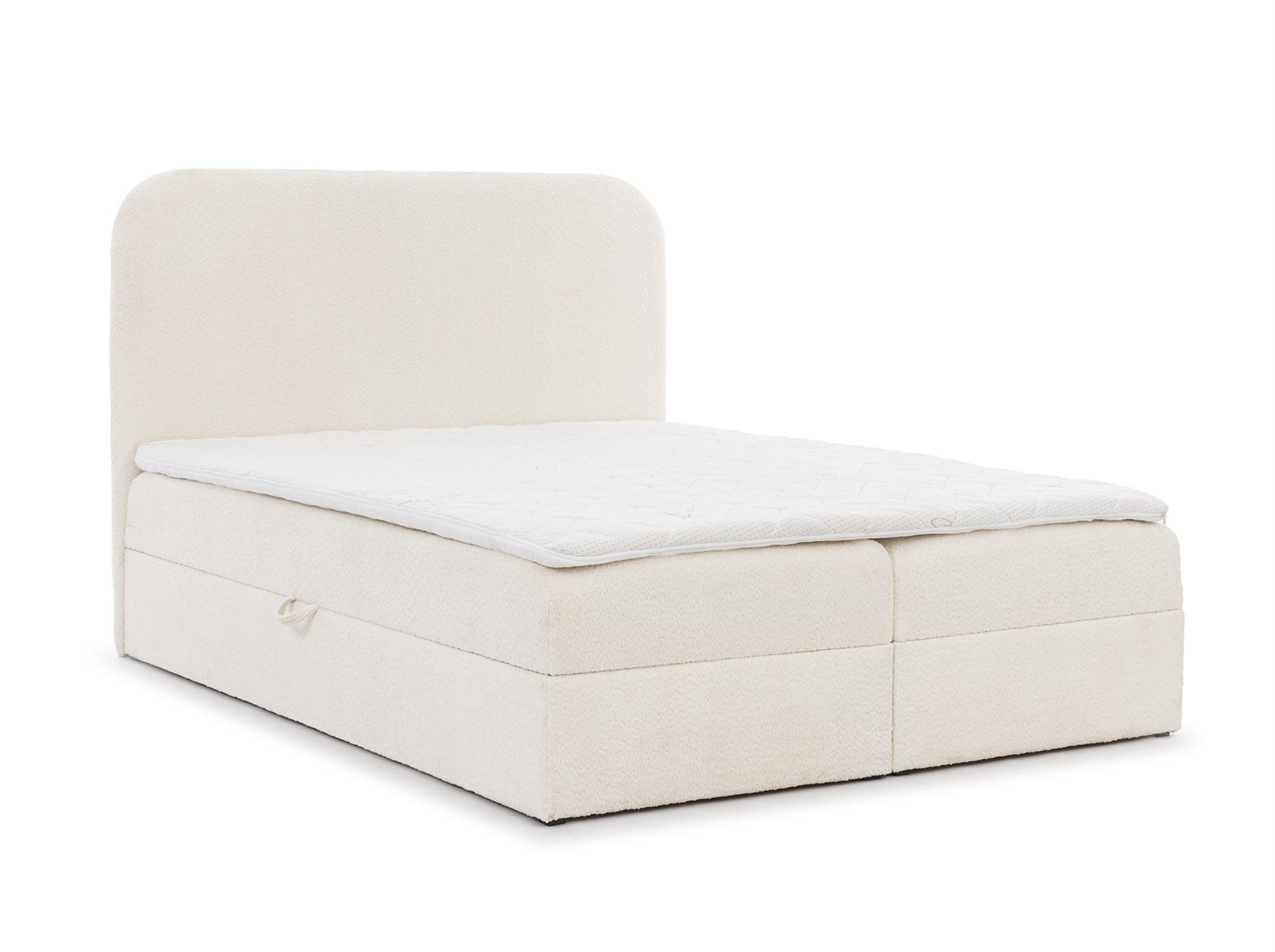 BOXBETT Bineta Premium - Creme, Holzwerkstoff/Textil (180/200cm) - Fun Möbel