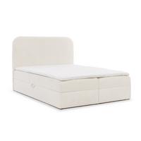 BOXBETT Bineta - Creme, Holzwerkstoff/Textil (120/200cm) - Fun Möbel