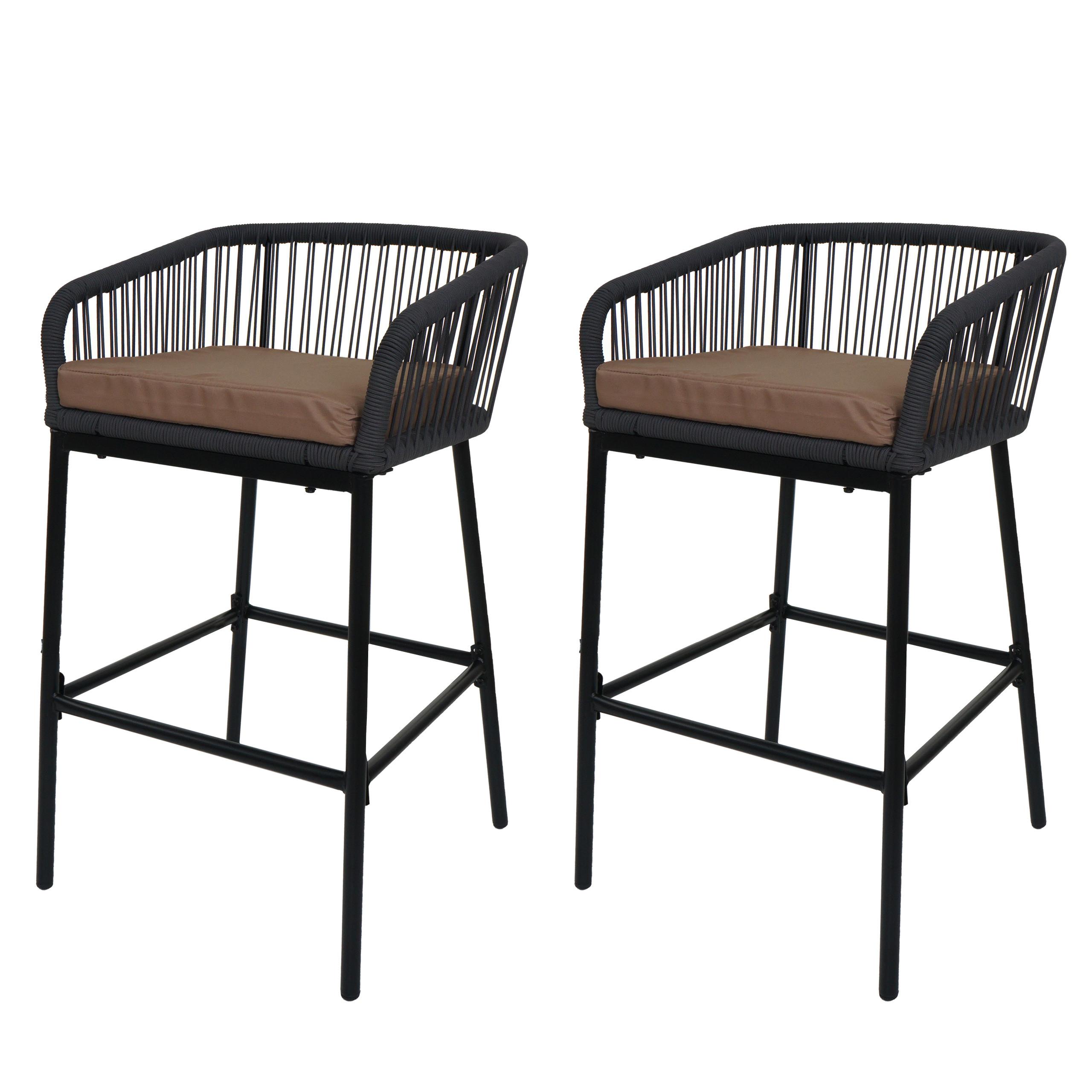 BARHOCKER Anthrazit, Taupe - Taupe/Anthrazit, Metall (51/92/53cm) - MCW