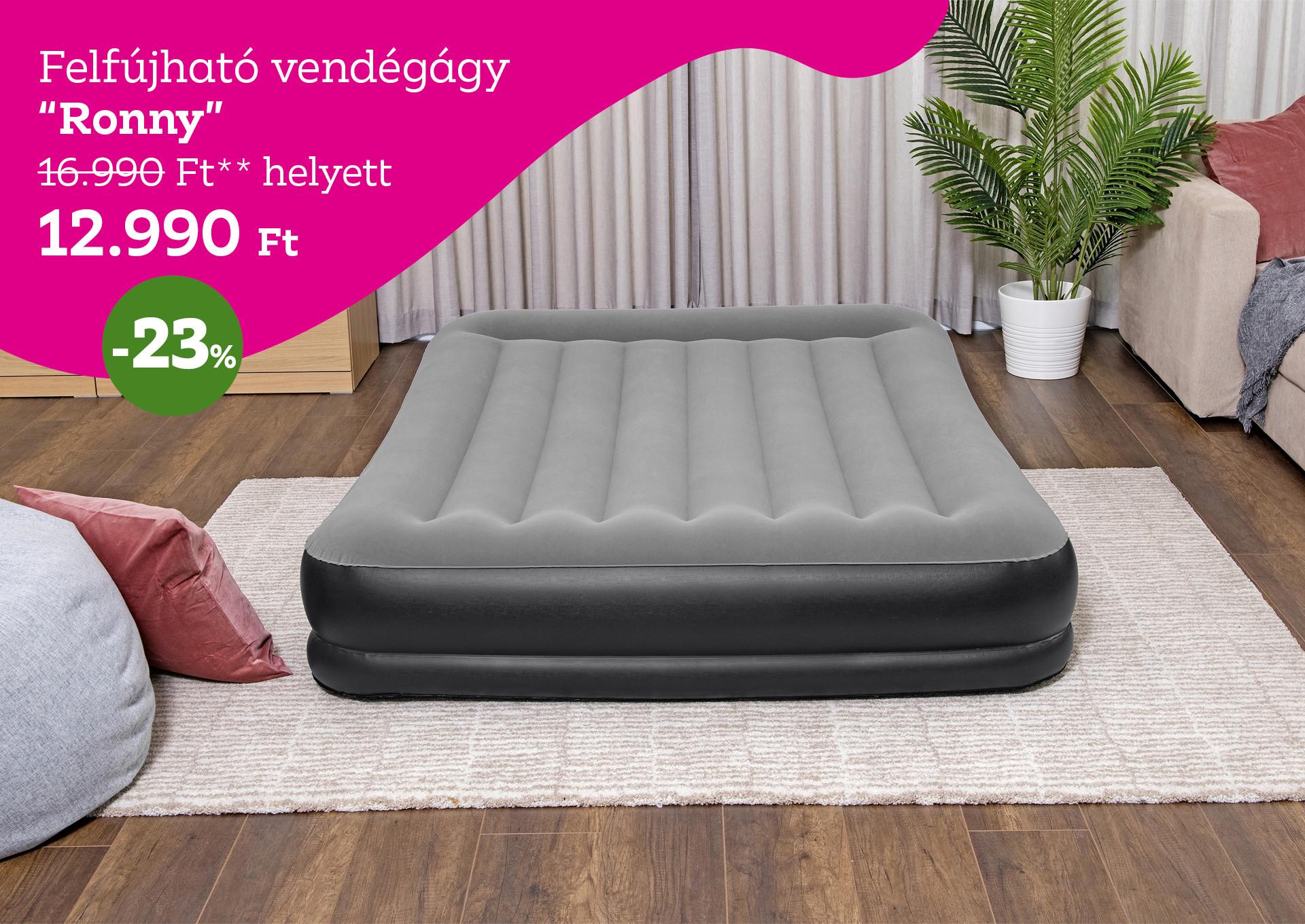 Felfújható vendégágy RONNY 16990 Forint helyett 12990 Forint, kedvezmény mértéke 23%