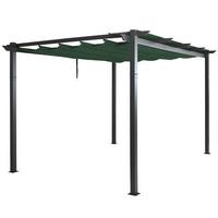 PERGOLA Grün - Grün, Metall (400/240/300cm) - MCW
