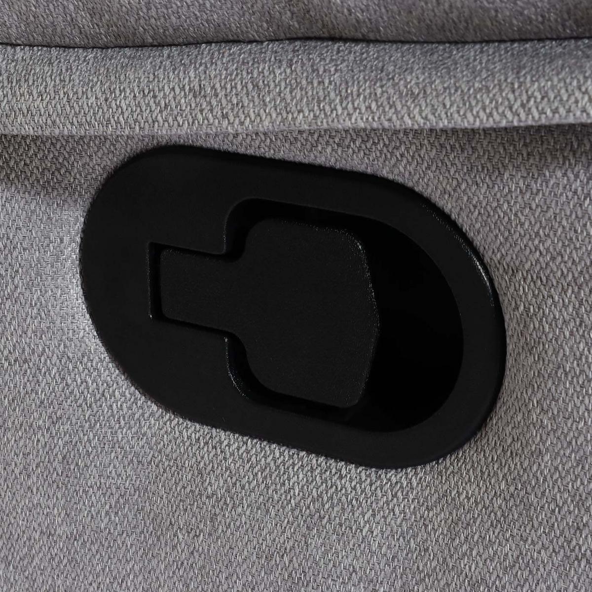 2ER-KINOSESSEL Grau - Hellgrau, Textil (134/105/170cm) - MCW