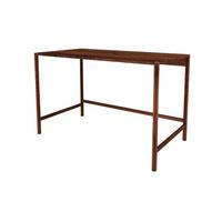 SCHREIBTISCH INA Wildeiche - Dunkelbraun, Holz (65/120/75cm) - byoak