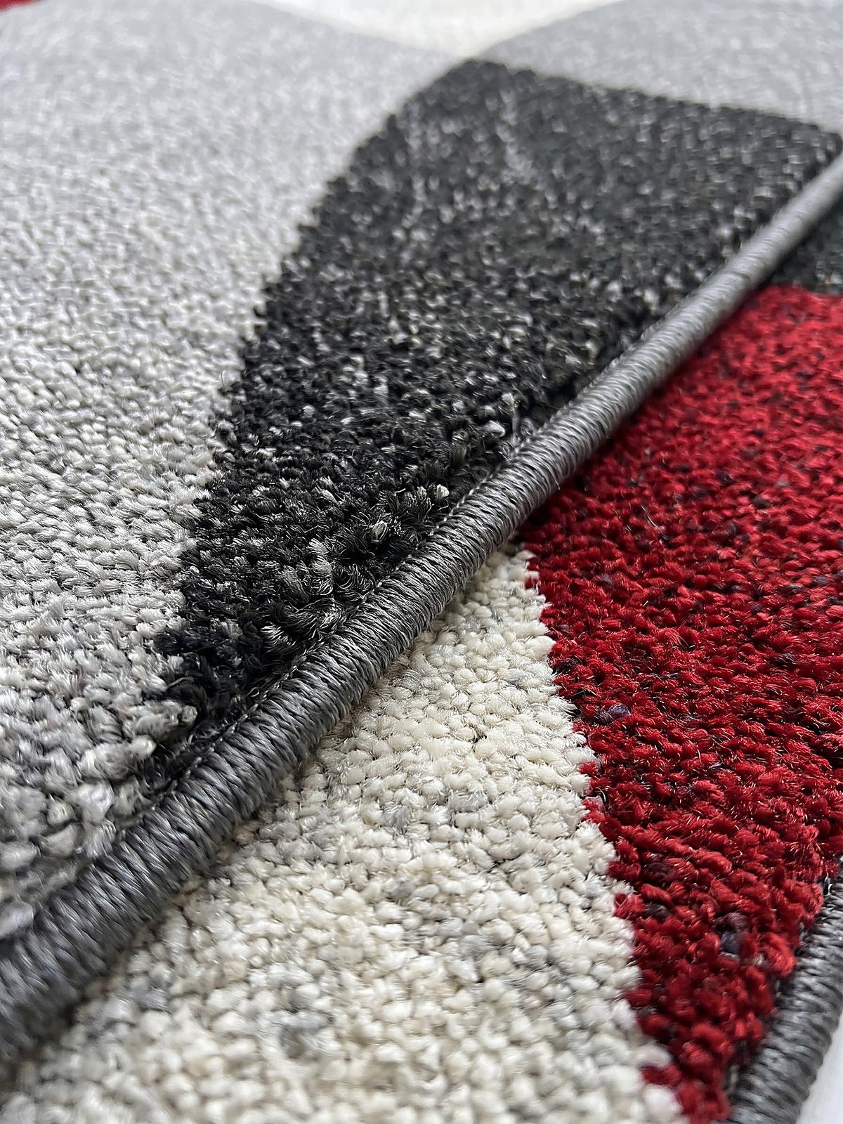 TEPPICH Niederflor Abstrakt THUR Polypropylen Grau 80 x 140 cm - Grau, Textil (200/280cm) - KADIMA DESIGN