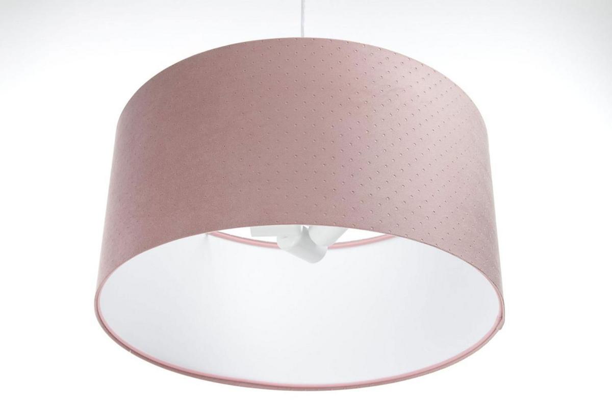 HÄNGELEUCHTE Rosa 40/20 cm - Pink/Weiß, Kunststoff (40/0.6/20cm) - ONZENO
