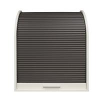 JALOUSIESCHRANK Eada 69 x 44 x 85 Rollladenschrank Weiß Matt Lack/Graphit - Graphitfarben/Weiß, Holz (69/85/44cm) - 58aufmkessel