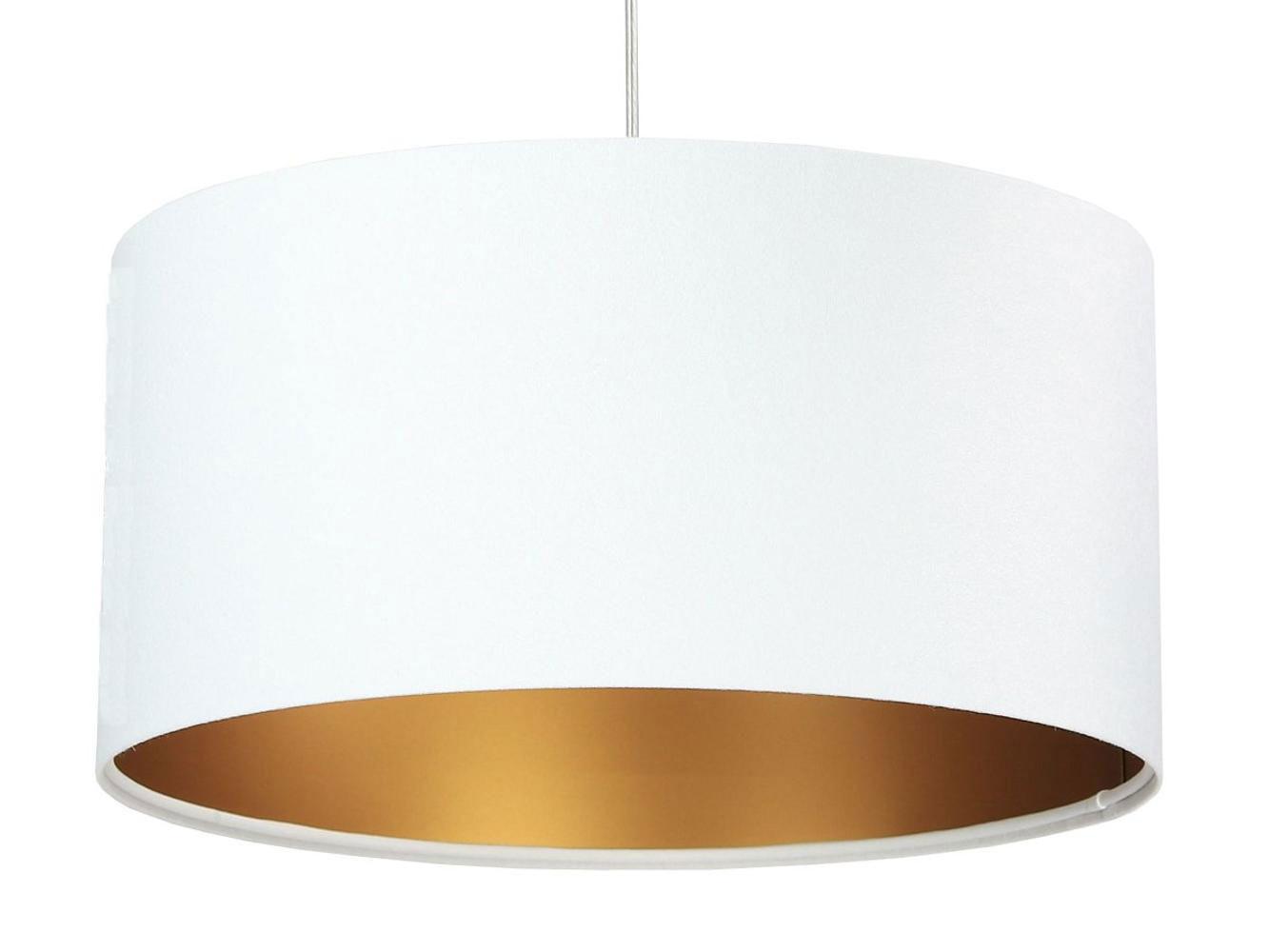 HÄNGELEUCHTE Gold 40/20 cm - Goldfarben/Weiß, Kunststoff (40/0.6/20cm) - ONZENO